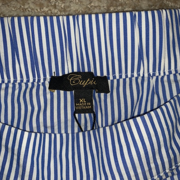 Off shoulder striped- blouse - Picture 5 of 6